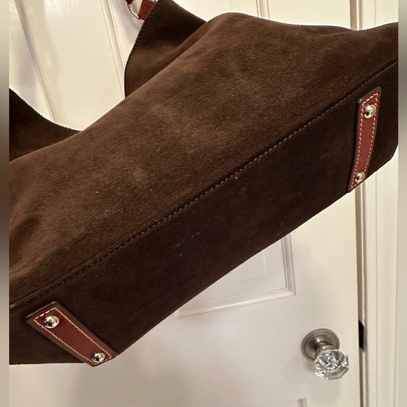 Dooney & Bourke Suede Cooper Hobo - Picture 3 of 10